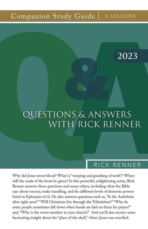 Questions and Answers with Rick Renner 2023(Kobo/電子書)