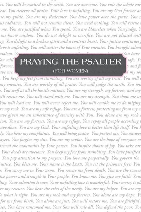 Praying the Psalter (FOR WOMEN)(Kobo/電子書)