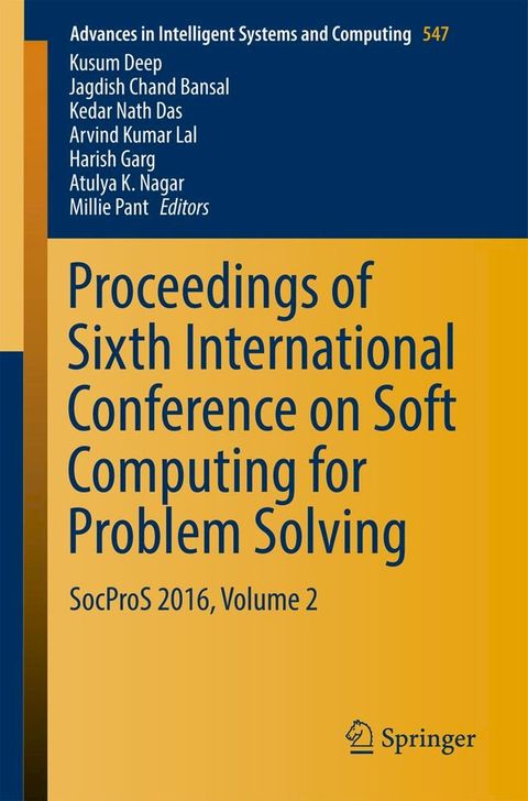 Proceedings of Sixth International Conference on Soft Computing for Problem Solving(Kobo/電子書)