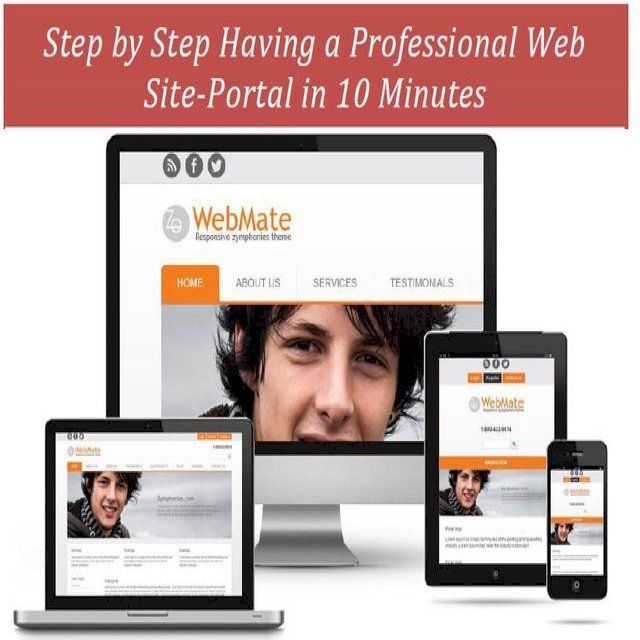  Step by Step Having a Professional Web Site-Portal in 10 Minutes E-Book(Kobo/電子書)