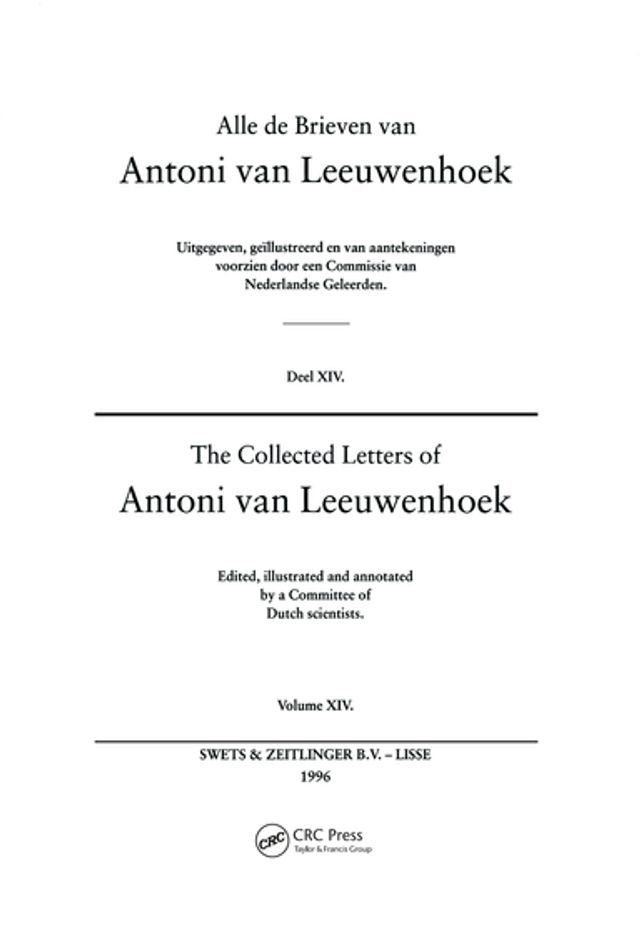  The Collected Letters of Antoni Van Leeuwenhoek - Volume 14(Kobo/電子書)