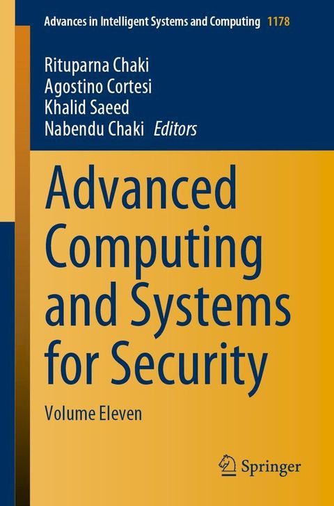 Advanced Computing and Systems for Security(Kobo/電子書)