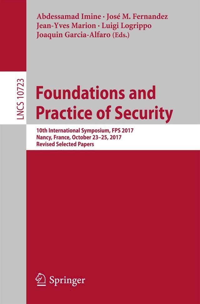  Foundations and Practice of Security(Kobo/電子書)