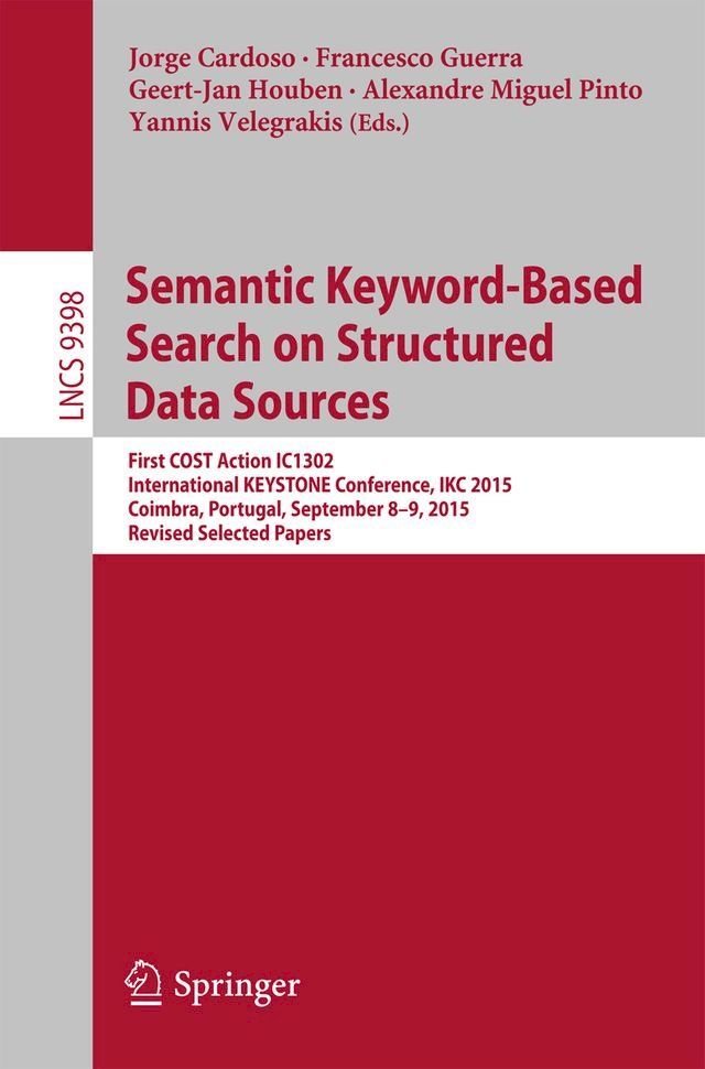  Semantic Keyword-based Search on Structured Data Sources(Kobo/電子書)