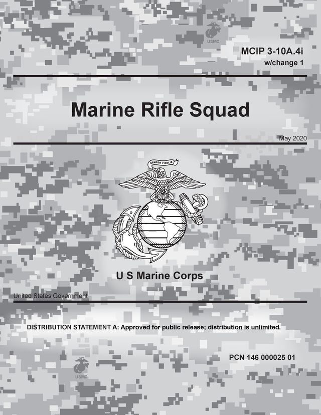  MCIP 3-10A.4i w/Change 1 Marine Rifle Squad May 2020(Kobo/電子書)