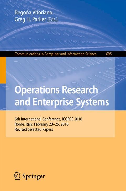 Operations Research and Enterprise Systems(Kobo/電子書)