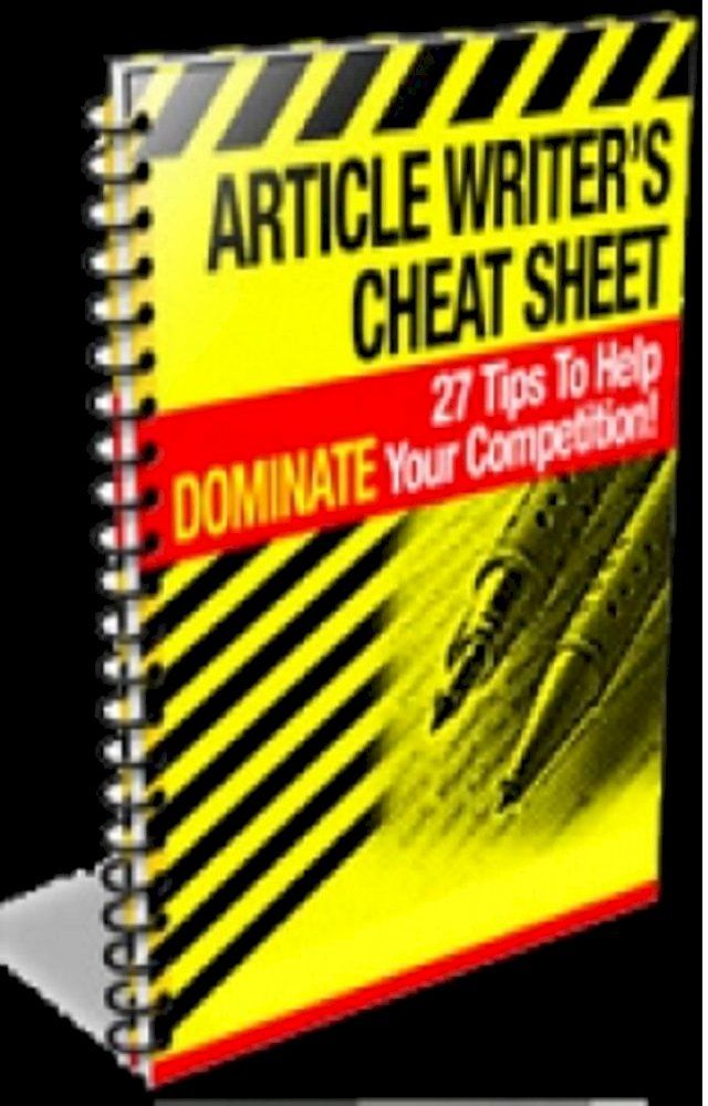  Article Writer's Cheat Sheet(Kobo/電子書)