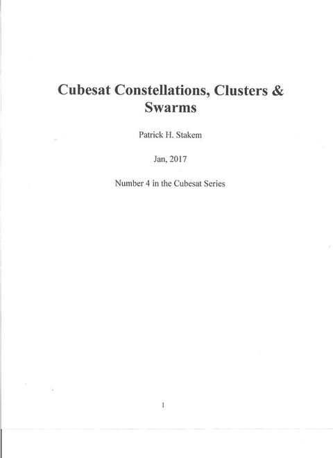 Cubesats Constellation, Clusters, and Swarms(Kobo/電子書)