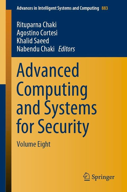 Advanced Computing and Systems for Security(Kobo/電子書)