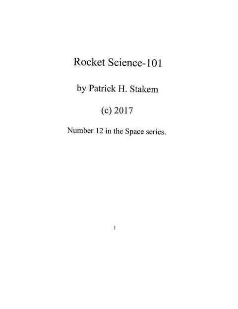 Rocket Science - 101(Kobo/電子書)