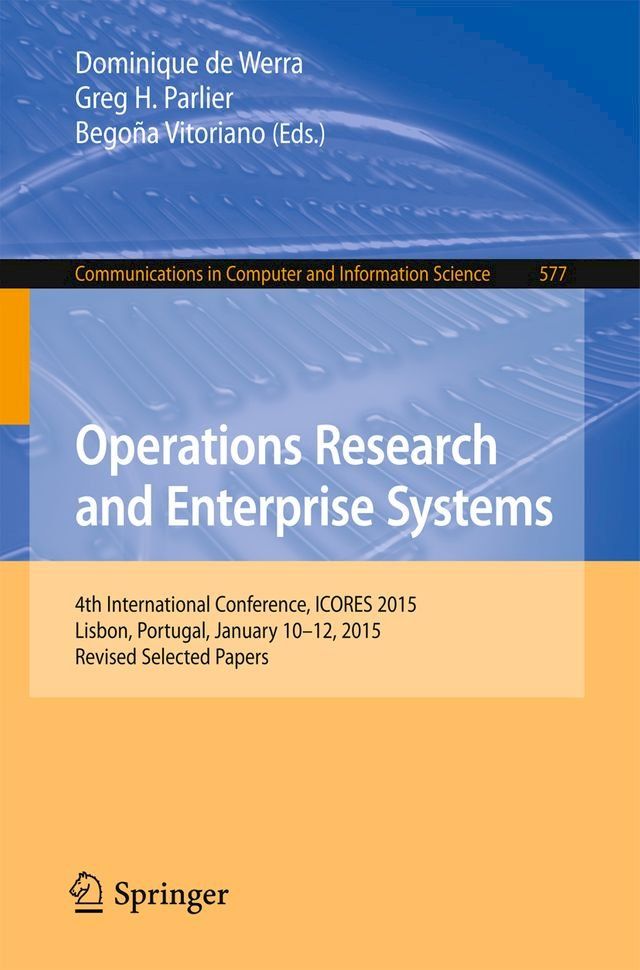  Operations Research and Enterprise Systems(Kobo/電子書)