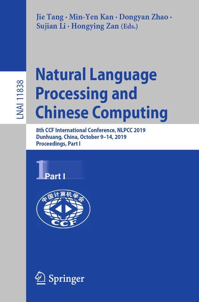  Natural Language Processing and Chinese Computing(Kobo/電子書)