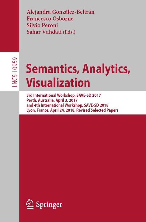 Semantics, Analytics, Visualization(Kobo/電子書)