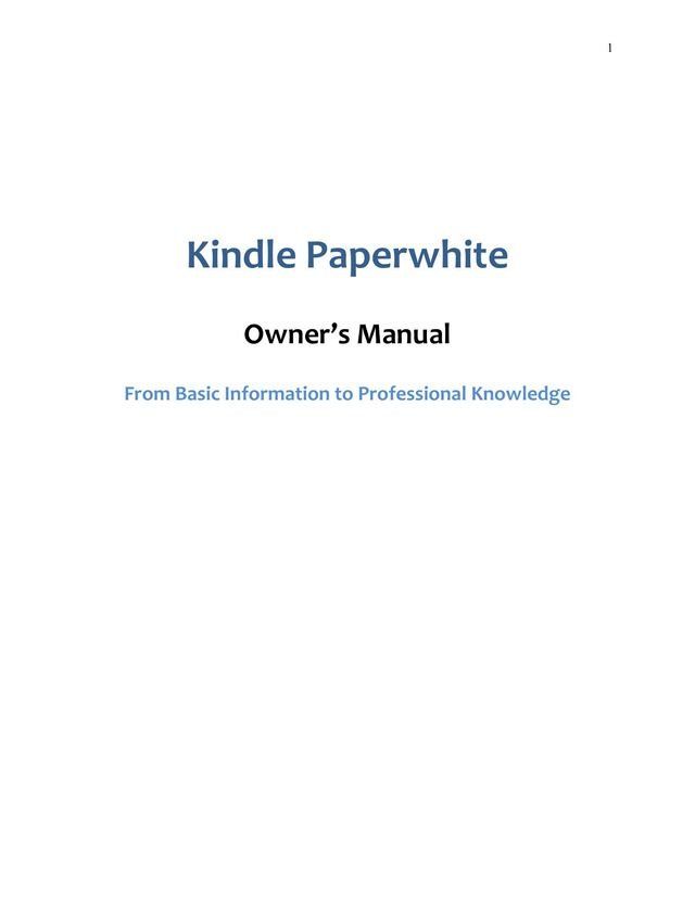  Kindle Paperwhite(Kobo/電子書)