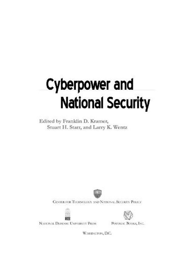  Cyberpower and National Security(Kobo/電子書)