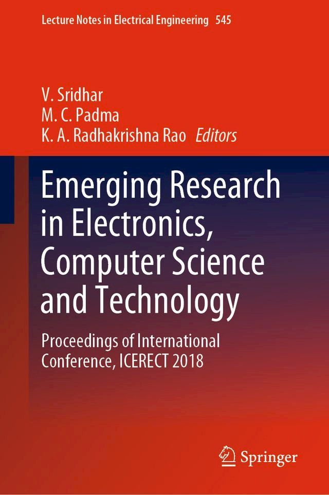  Emerging Research in Electronics, Computer Science and Technology(Kobo/電子書)