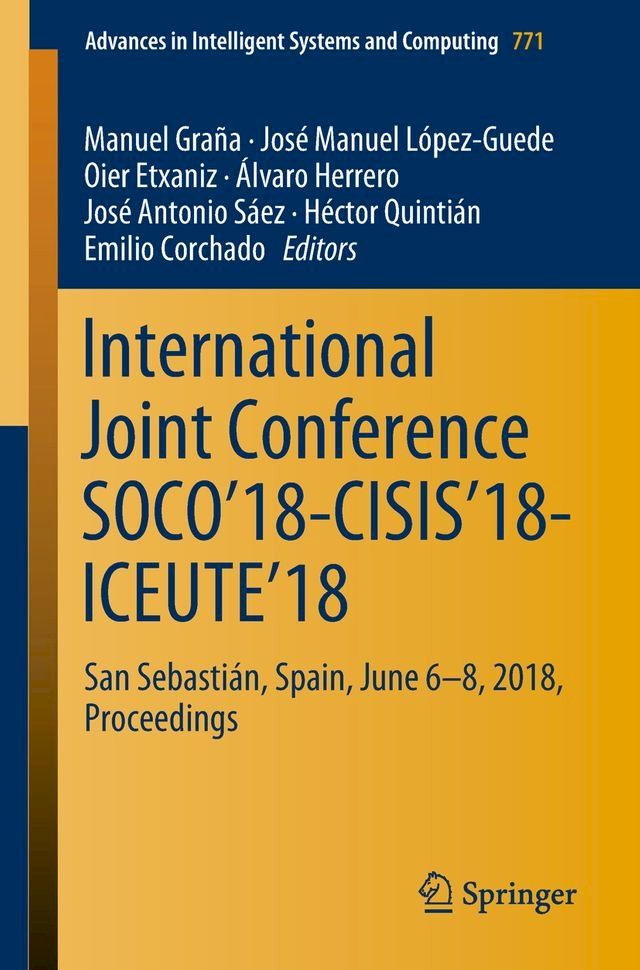  International Joint Conference SOCO’18-CISIS’18-ICEUTE’18(Kobo/電子書)