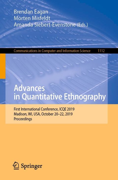 Advances in Quantitative Ethnography(Kobo/電子書)