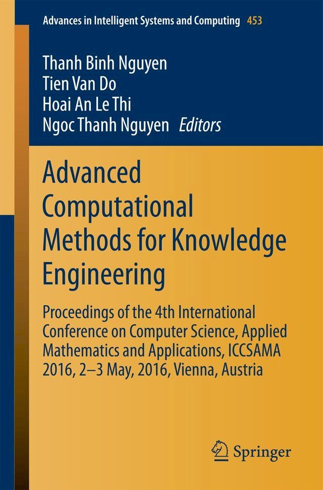  Advanced Computational Methods for Knowledge Engineering(Kobo/電子書)