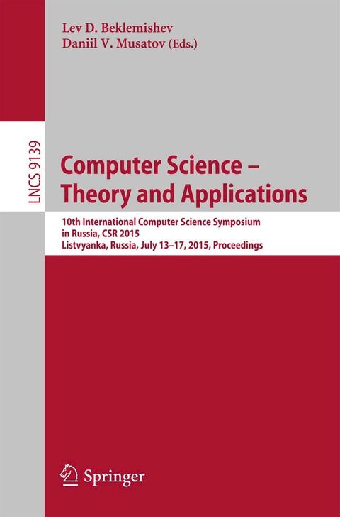 Computer Science -- Theory and Applications(Kobo/電子書)