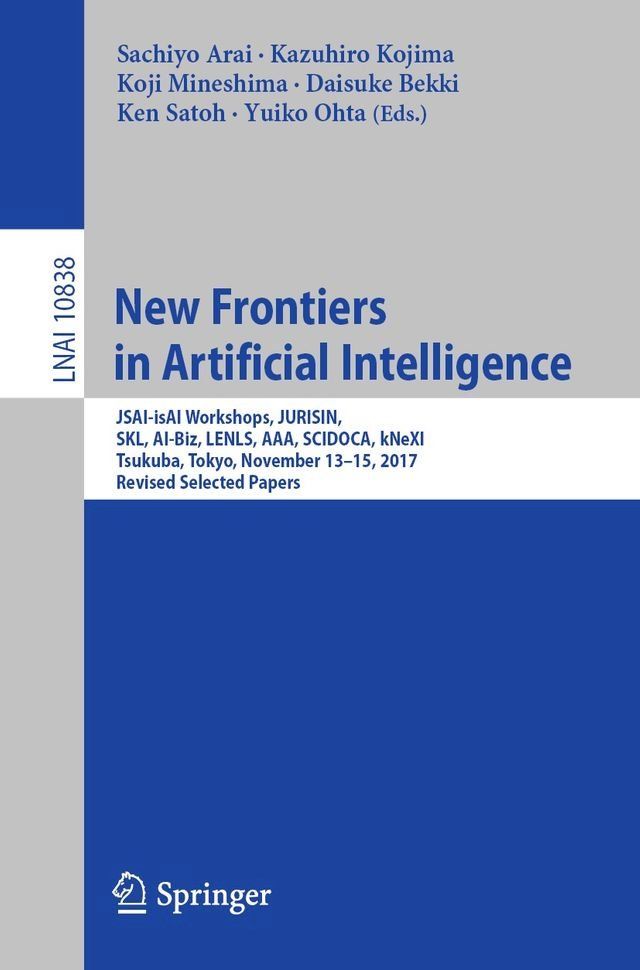  New Frontiers in Artificial Intelligence(Kobo/電子書)