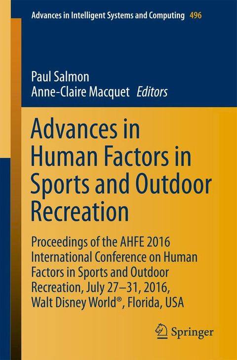 Advances in Human Factors in Sports and Outdoor Recreation(Kobo/電子書)