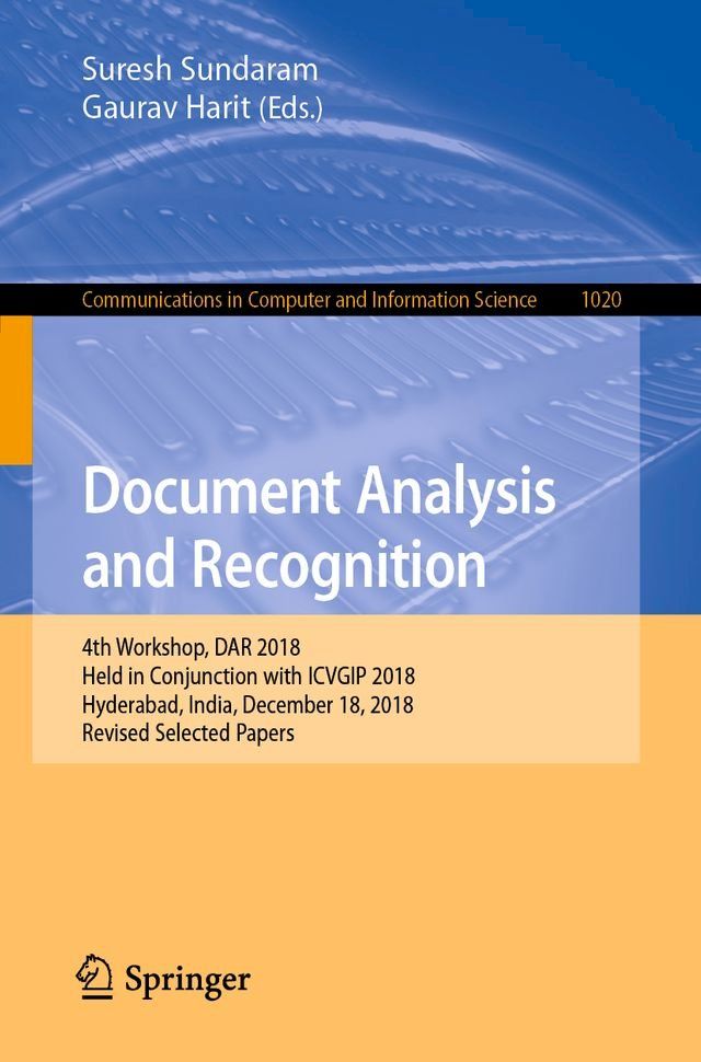  Document Analysis and Recognition(Kobo/電子書)