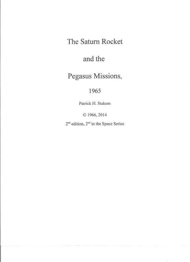  The Saturn Rocket and the Pegasus Missions, 1965.(Kobo/電子書)