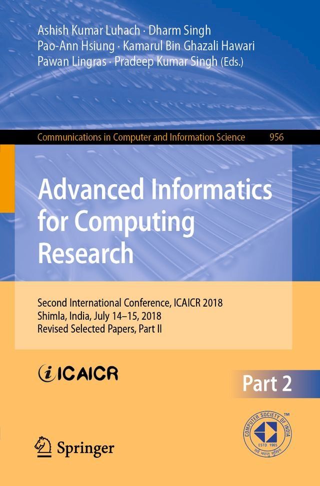  Advanced Informatics for Computing Research(Kobo/電子書)