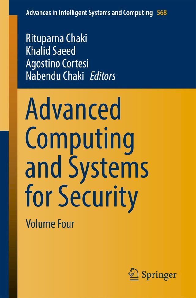  Advanced Computing and Systems for Security(Kobo/電子書)