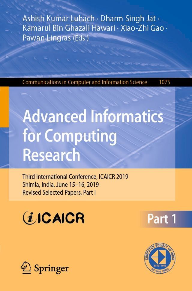  Advanced Informatics for Computing Research(Kobo/電子書)