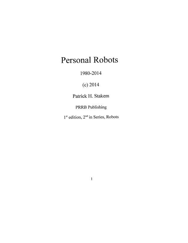  Personal Robots(Kobo/電子書)