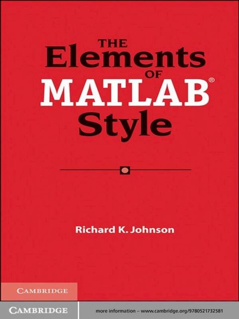 The Elements of MATLAB Style(Kobo/電子書)