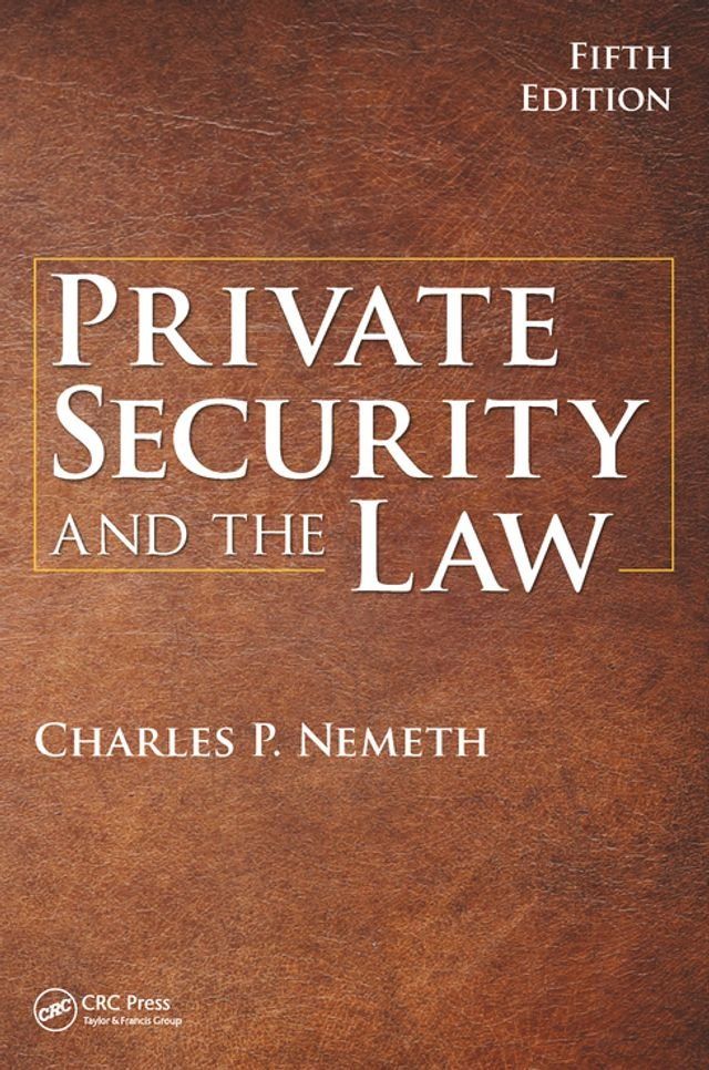  Private Security and the Law(Kobo/電子書)