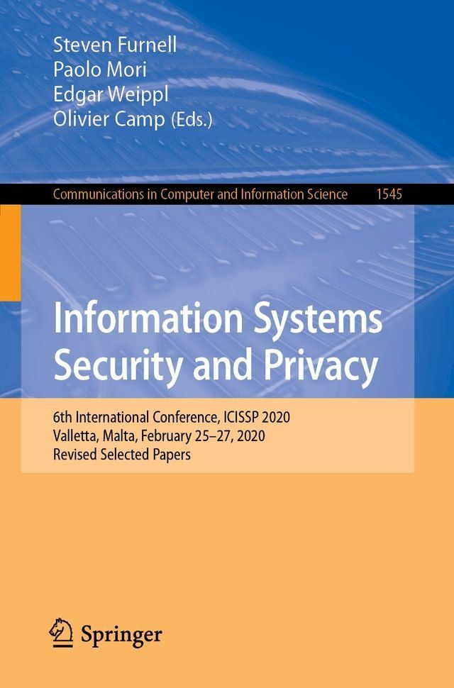  Information Systems Security and Privacy(Kobo/電子書)