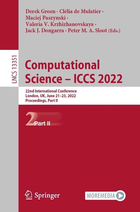 Computational Science – ICCS 2022(Kobo/電子書)