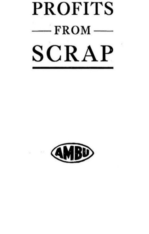 Profits from scrap(Kobo/電子書)