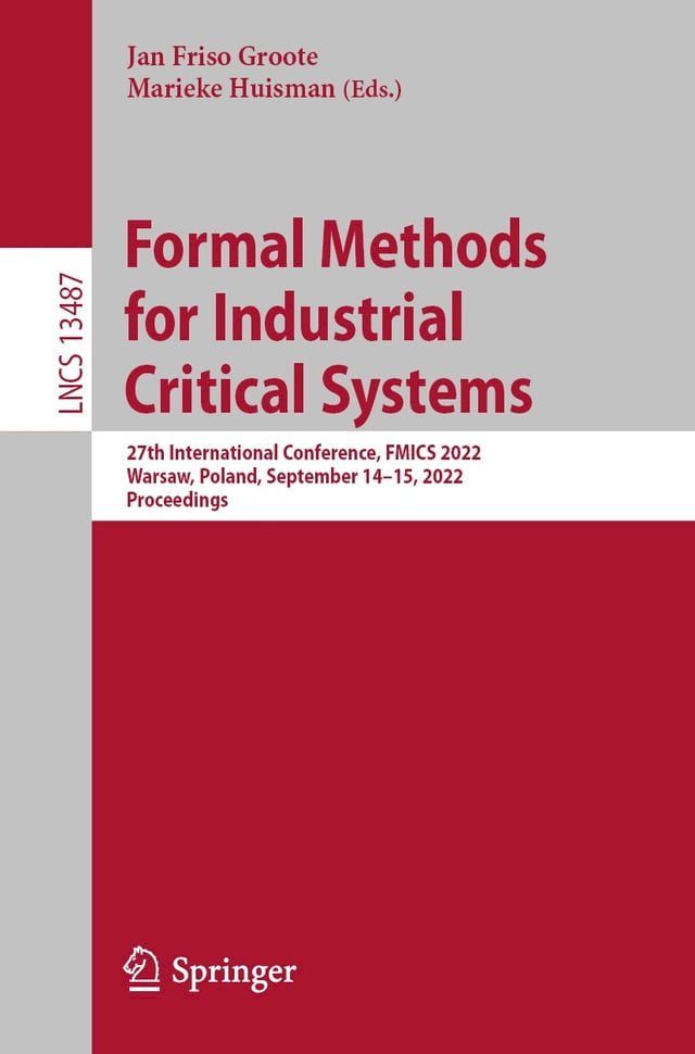  Formal Methods for Industrial Critical Systems(Kobo/電子書)