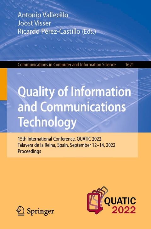 Quality of Information and Communications Technology(Kobo/電子書)