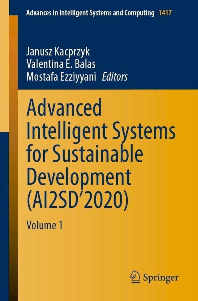  Advanced Intelligent Systems for Sustainable Development (AI2SD’2020)(Kobo/電子書)