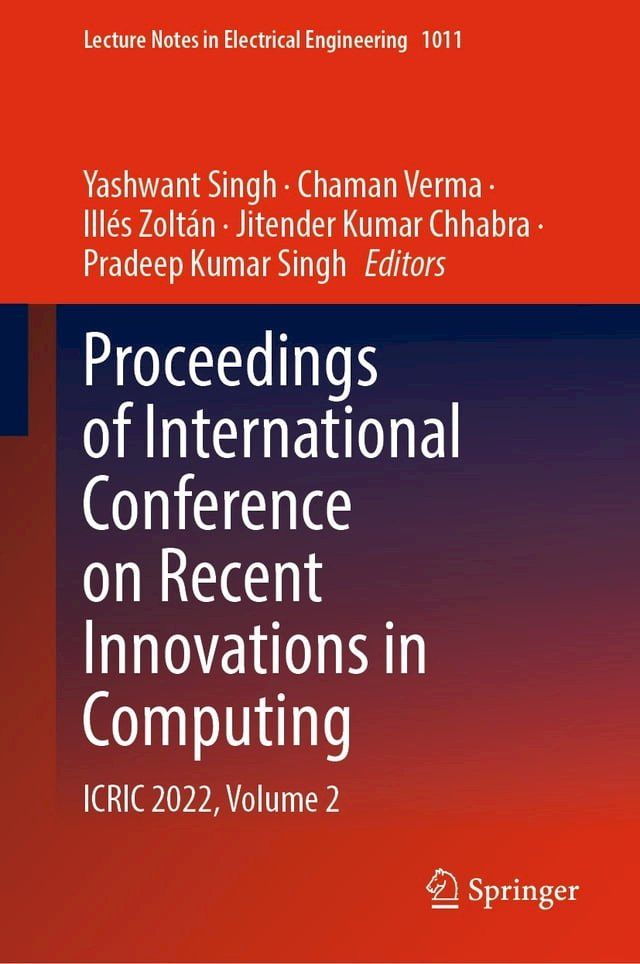  Proceedings of International Conference on Recent Innovations in Computing(Kobo/電子書)