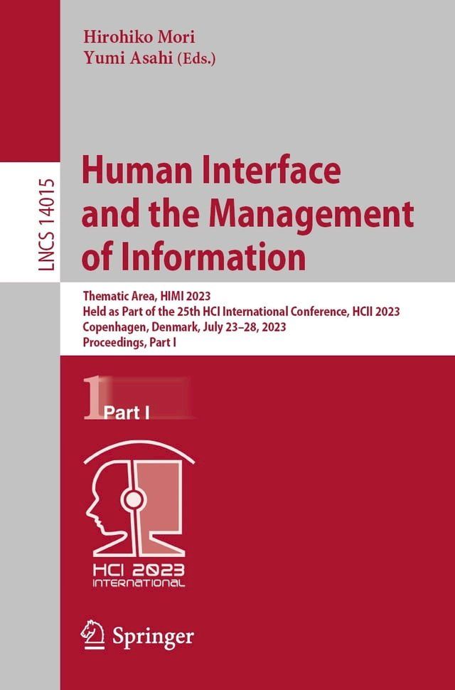  Human Interface and the Management of Information(Kobo/電子書)