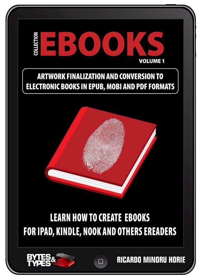  eBooks Collection - Artwork finalization and conversion to electronic books in ePub, Mobi and PDF(Kobo/電子書)