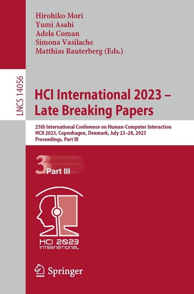  HCI International 2023 – Late Breaking Papers(Kobo/電子書)