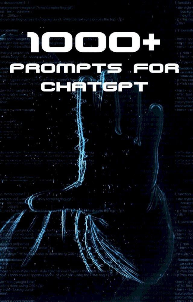  1000+ Prompts for ChatGPT(Kobo/電子書)