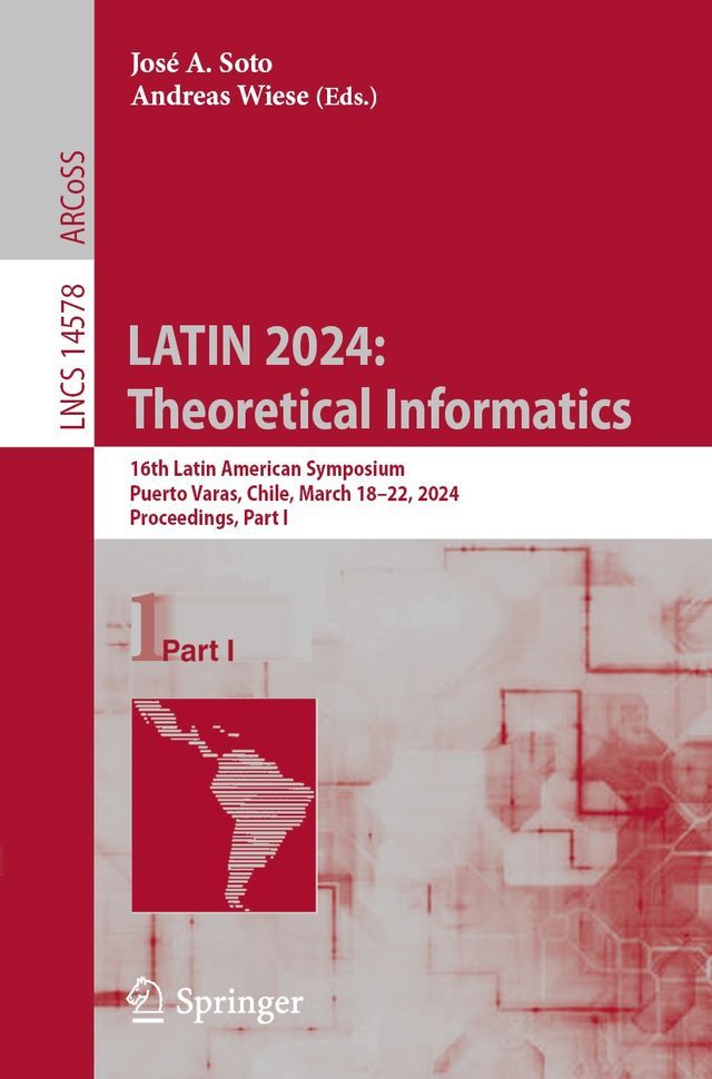  LATIN 2024: Theoretical Informatics(Kobo/電子書)