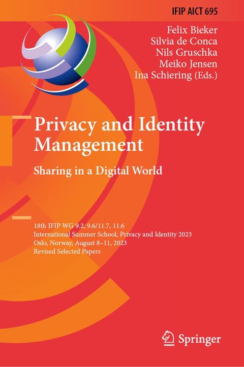 Privacy and Identity Management. Sharing in a Digital World(Kobo/電子書)