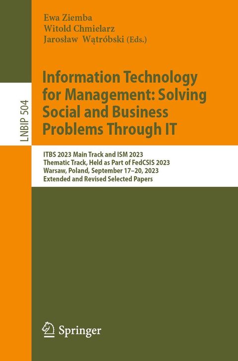 Information Technology for Management: Solving Social and Business Problems Through IT(Kobo/電子書)