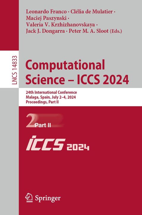 Computational Science – ICCS 2024(Kobo/電子書)