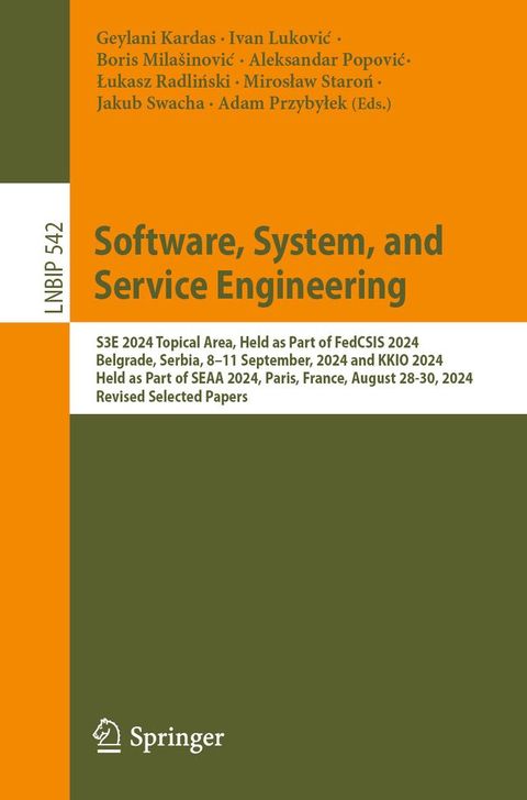 Software, System, and Service Engineering(Kobo/電子書)